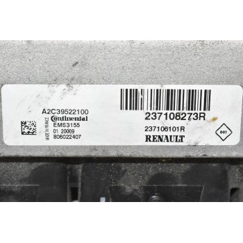 Εγκέφαλος Renault Megane 1.2cc 115ps H5F 2012-2018 A2C39522100 - 237108273R 237104101R