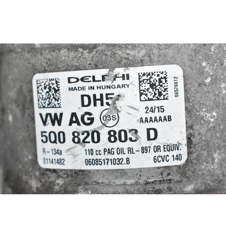 Κομπρεσέρ Aircondition A/C Volkswagen 1.4 TDI CUS 2014-2020 5Q0820803D (Seat - Skoda - Audi) (Γνήσιο)