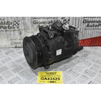 Κομπρεσέρ Aircondition - A/C Κλιματισμός Volkswagen 1.6 BLF 2002-2010 DENSO 1K0820859C (Γνήσιο) (Seat - Audi - Skoda) (Σπάσιμο Στην Τροχαλία)
