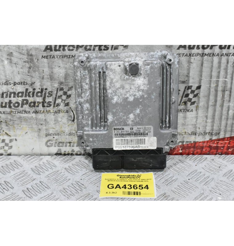 Εγκέφαλος Κινητήρα Jeep Patriot 2002-2012 BOSCH 0281013845 P05187596AB BYL