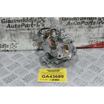 Καρμπυρατέρ Suzuki Samurai LJ80 -Carry F8A 0.8cc 1977-1985 13200-79250 (Καινούργιο) (Βίδα-Βίδα 60mm) (Διαμ.Πεταλ. 30mm)