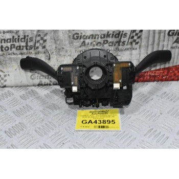 Διακόπτες Φλας - Υαλοκαθαριστήρων Aud A4 A5 Q5 2008-2017 8K0953502BJ (Χωρίς Σερπαντίνα) (Λειπει Κουμπί)