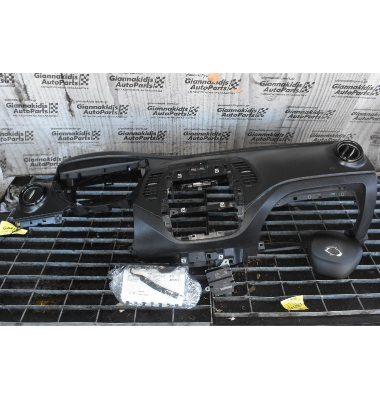 Ταμπλό Με Σετ Αερόσακους Ζώνες Και Εγκέφαλο Renault Captur 2013-2021 (Samsung) (Γνήσια) 985103783R 985253411R 985706989R