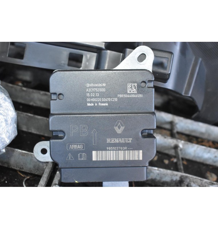 Ταμπλό Με Σετ Αερόσακους Ζώνες Και Εγκέφαλο Renault Captur 2013-2021 (Samsung) (Γνήσια) 985103783R 985253411R 985706989R