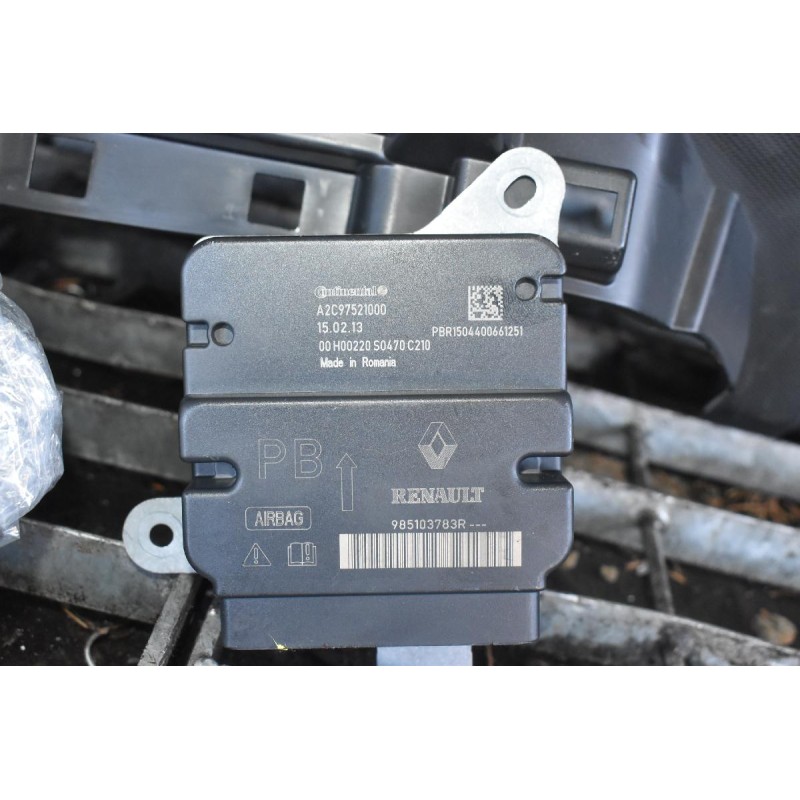 Ταμπλό Με Σετ Αερόσακους Ζώνες Και Εγκέφαλο Renault Captur 2013-2021 (Samsung) (Γνήσια) 985103783R 985253411R 985706989R