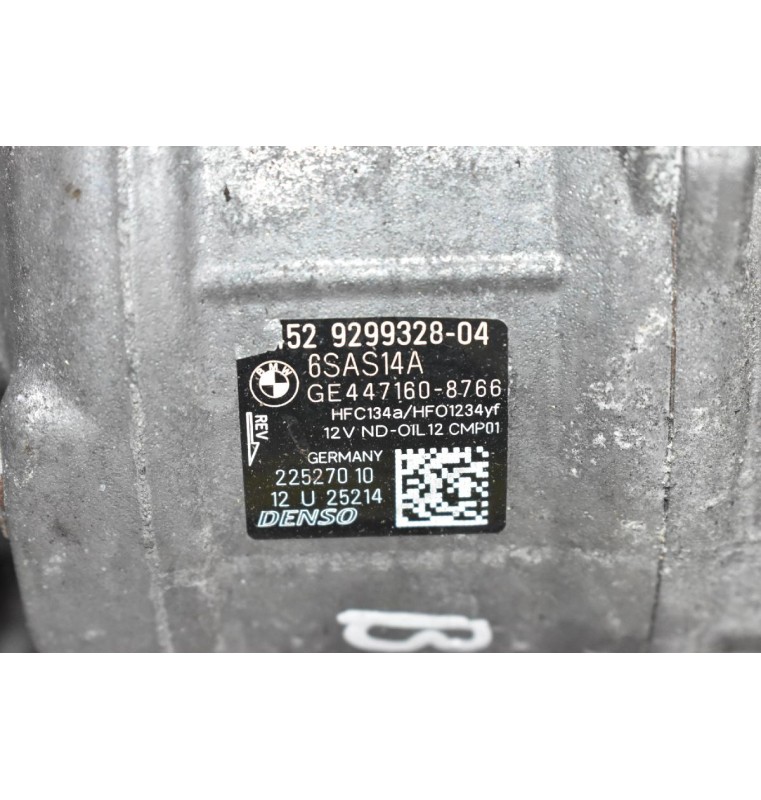 Κομπρεσέρ Aircondition - A/C Bmw 1.5d B37D15A 2015-2019 DENSO 6452 9299328-04 447160-8766