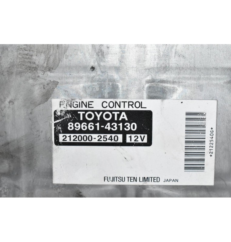 Εγκέφαλος Toyota Hiace/Hilux 3Y 1990-1997 89661-43130 212000-2540