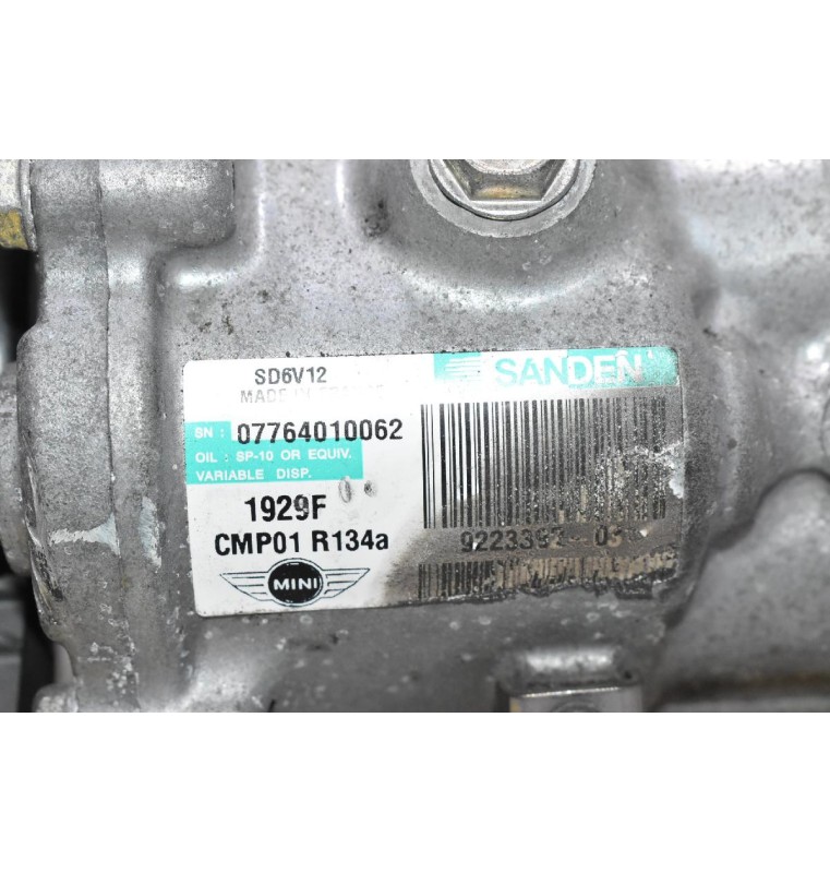 Κομπρεσέρ Aircondition - A/C Mini Cooper 2010-2013 R56 N16B16A3 9223392-03