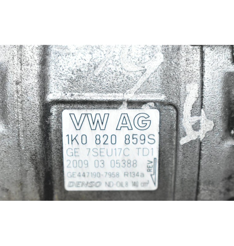 Κομπρεσέρ Aircondition Volkswagen - Seat - Audi - Skoda 1.4cc TSI BMY 2008-2013 DENSO 1Κ0820859S GE447190-7958