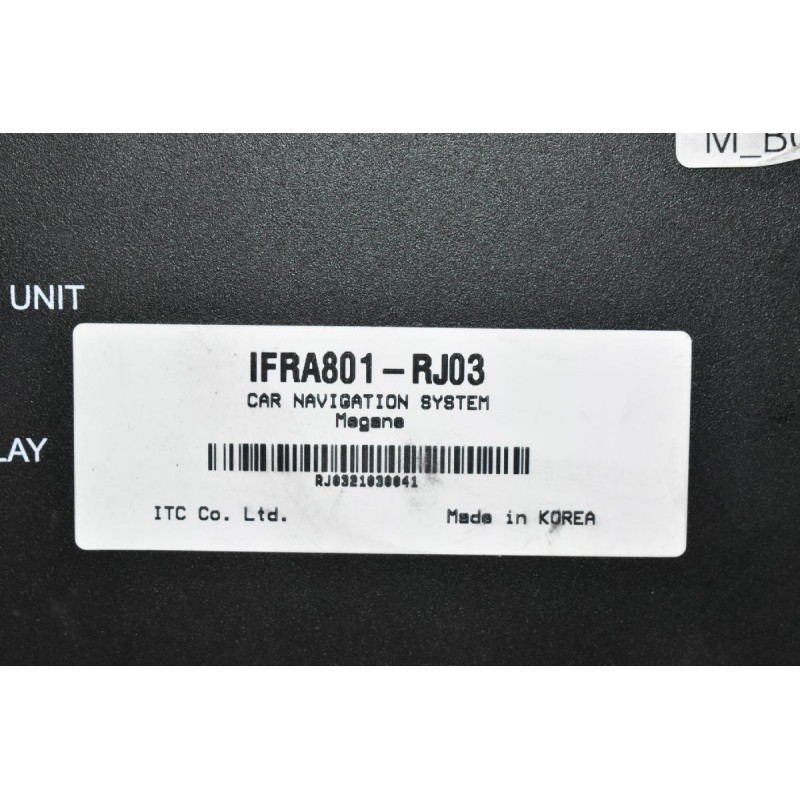 Πλακέτα - Εγκέφαλος Πλοήγησης Renault Megane 2010-2024 IFRA801-RJ03 RJ0321030041 (Γνήσια)