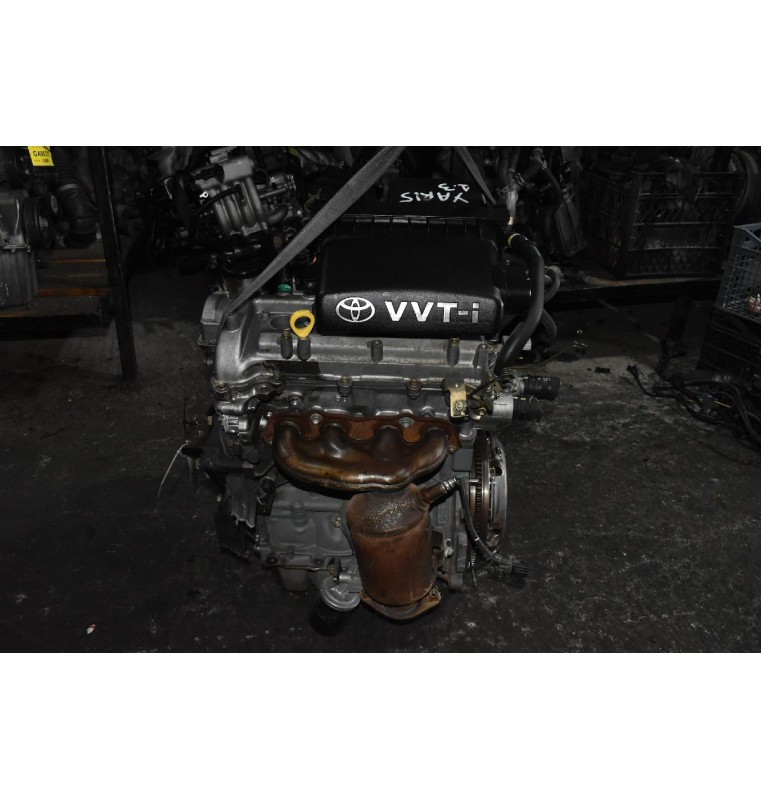 Κινητήρας - Μοτέρ Toyota Yaris 1.3 2SZ 2002-2006 (Γαλαζια μπεκ,αλουμινιο καρτερ) (Σπασμένος Καθρέφτης)