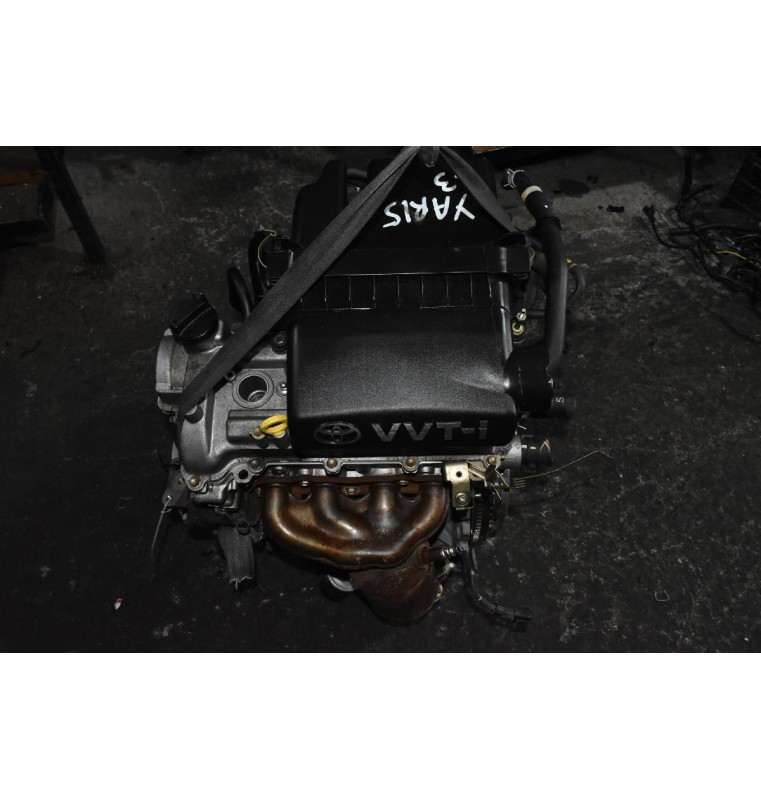 Κινητήρας - Μοτέρ Toyota Yaris 1.3 2SZ 2002-2006 (Γαλαζια μπεκ,αλουμινιο καρτερ) (Σπασμένος Καθρέφτης)