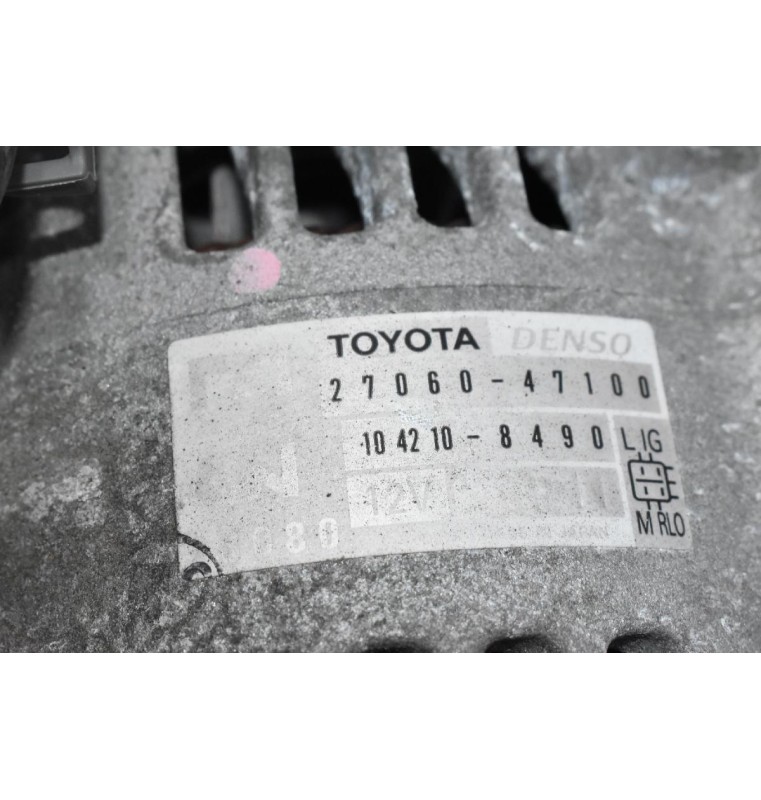 Δυναμό Toyota Yaris 1.3 1NR 2010-2015 DENSO 27060-47100 104210-8490 12V
