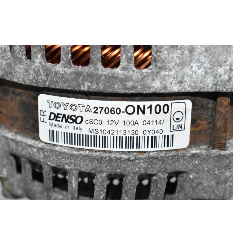 Δυναμό Toyota Yaris - Corolla - Auris 1ND 2005-2012 DENSO 27060-0N140 MS1042113130 100A