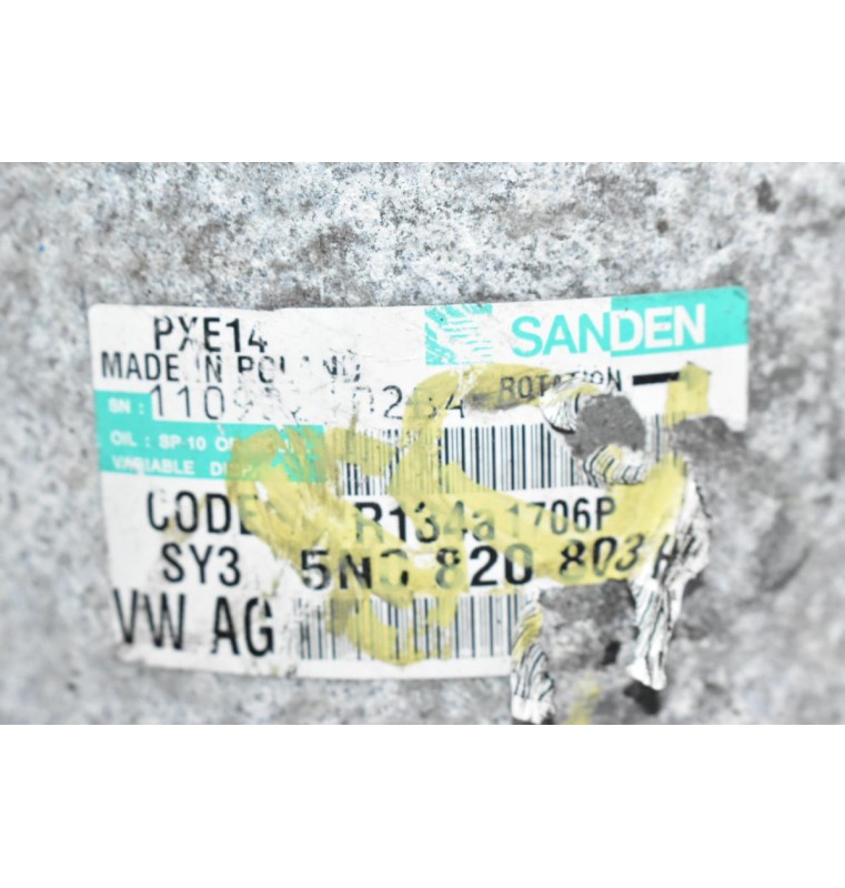 Κομπρεσέρ Aircondition - A/C Skoda - Volkswagen - Seat - Audi 1.6 CAY Diesel 2008-2013 5N0820803