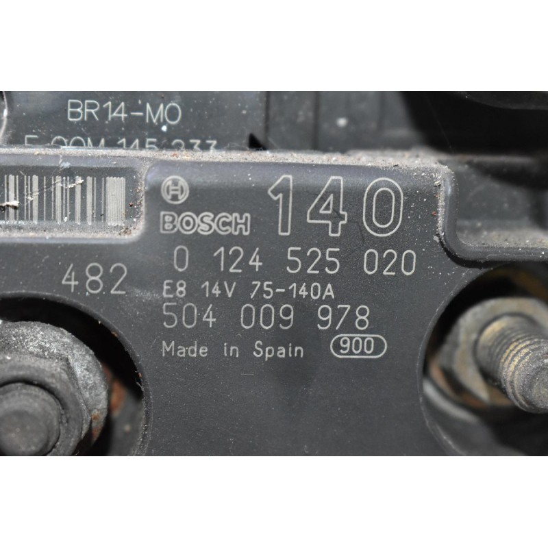 Δυναμό Fiat Ducato - Iveco Daily Multijet 2.3cc F1AE0481 2000-2010 0124525020 504009978 140A (Γνήσιο)