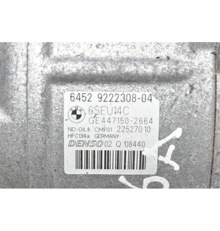 Κομπρεσέρ Aircondition - A/C Bmw 116 - 316 1.6 N13B16A 2012-2018 DENSO 9222308-04 GE447150-2664
