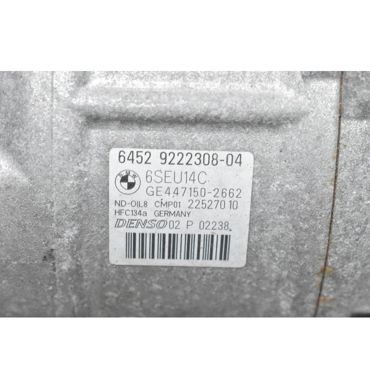 Κομπρεσέρ Aircondition - A/C Bmw 316 318 - 118 116 N13B16A 2012-2018 DENSO 9222308-04 GE447150-2662