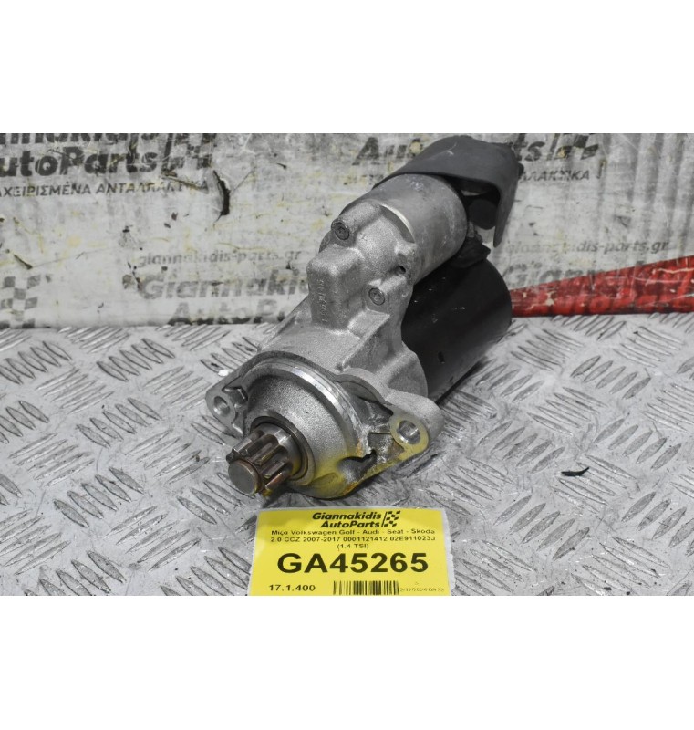 Μίζα Volkswagen Golf Jetta Passat Eos Scirocco 1.4 2.0 3.2 TSI TFSI 2004-2012 0001121412 02E911023J (Γνήσια) (Audi A3 TT TTS Seat Leon Skoda Octavia) BPY CCTA CBFA AXX BWA CCZ BMY CDMA CAV CBPA BLS