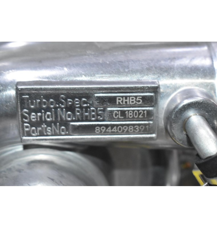 Turbo/Τουρμπίνα Isuzu Clark+Φορτωτής 3.1 4JG2 1990-2001 8944098391