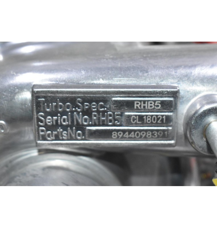 Turbo/Τουρμπίνα Isuzu Clark+Φορτωτής 3.1 4JG2 1990-2001 8944098391