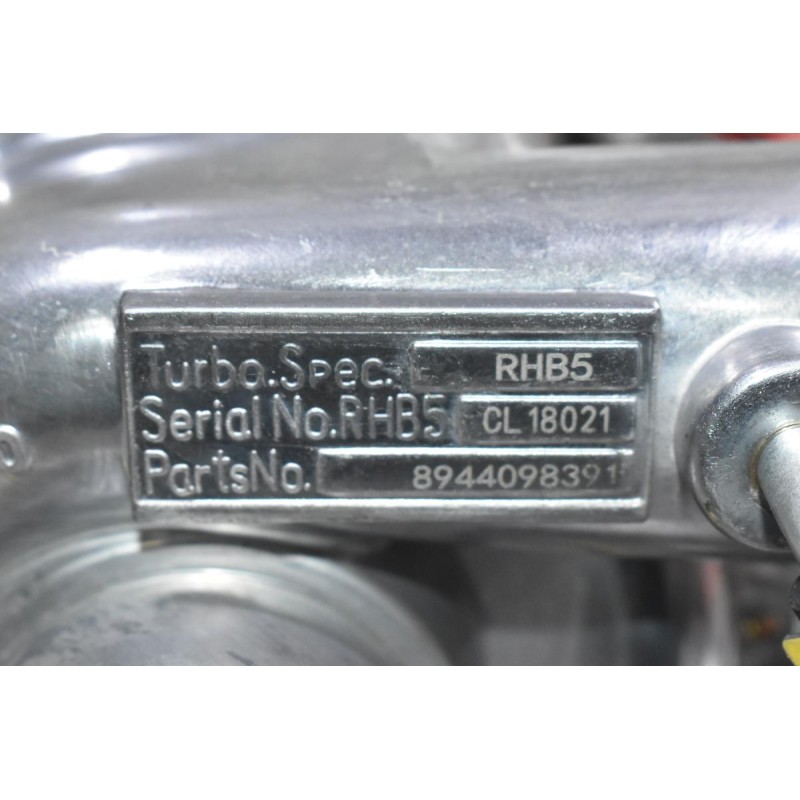 Turbo/Τουρμπίνα Isuzu Clark+Φορτωτής 3.1 4JG2 1990-2001 8944098391