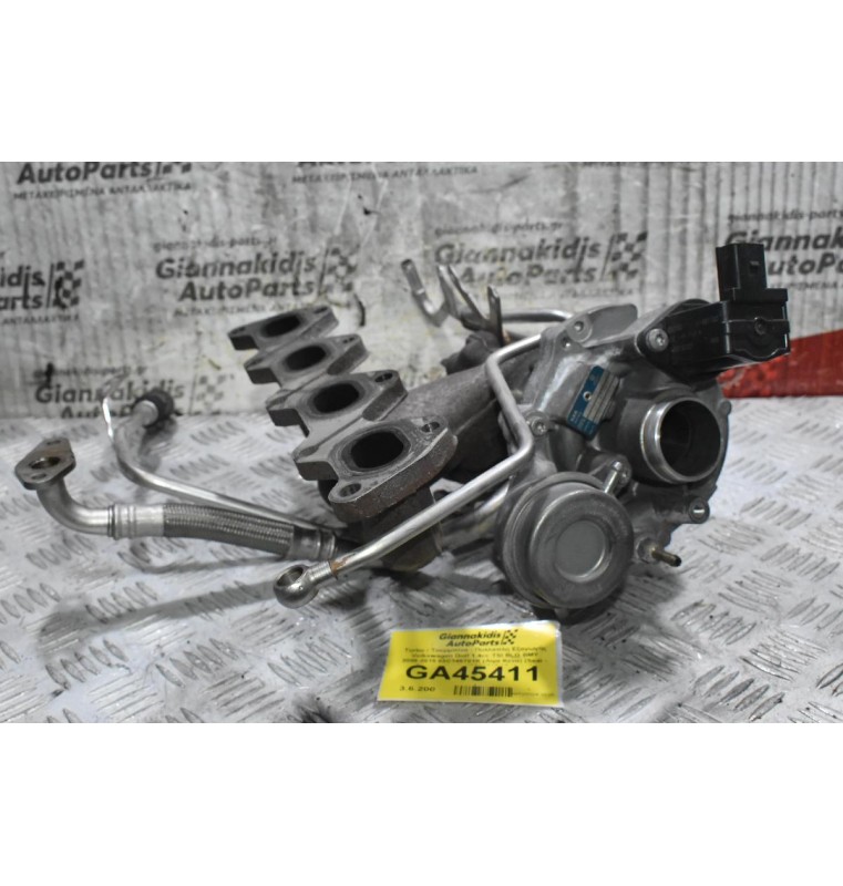 Turbo / Τουρμπίνα - Πολλαπλη Εξαγωγής Volkswagen Golf 1.4cc TSI BLG BMY 2008-2015 03C145701K (Λιγα Κενα) (Seat - Skoda - Audi) Κ032074DAB42-142