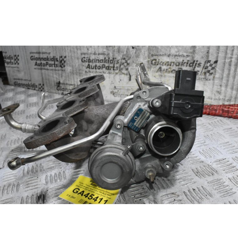 Turbo / Τουρμπίνα - Πολλαπλη Εξαγωγής Volkswagen Golf 1.4cc TSI BLG BMY 2008-2015 03C145701K (Λιγα Κενα) (Seat - Skoda - Audi) Κ032074DAB42-142