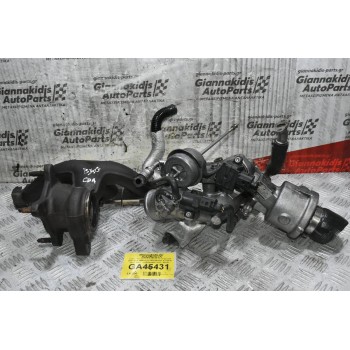 Turbo - Τουρμπίνα Με Πολλαπλή Εισαγωγής Audi A4 1.8 TFSI CDA 2005-2012 2005-2012 06H145701L (Γνήσια) (Seat Leon - Volkswagen Golf - Skoda Octavia)