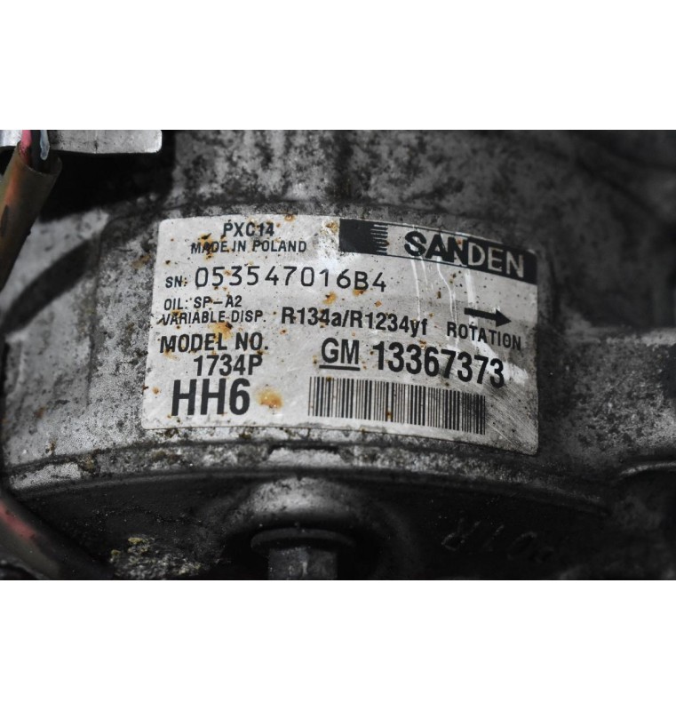 Κομπρεσέρ Aircondition - A/C Opel Astra J 1.6 B16DTH 2014-20199 13367373 053547016B4