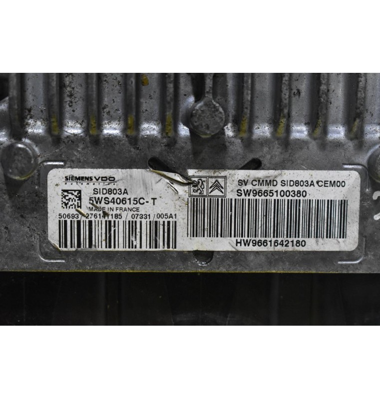 Εγκέφαλος Peugeot - Citroen Fiat 2.0HDi Expert - Jumpy - Scudo RHK 2002-2007 SID803A 5WS40615C-T