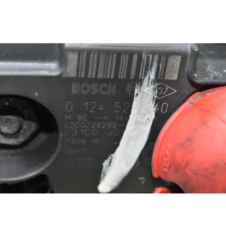 Δυναμό Nissan Juke - Qashqai 1.5 DCI K9K 2010-2017 0124525140 23100JD10A (Renault Clio - Dacia Duster / Lodgy)