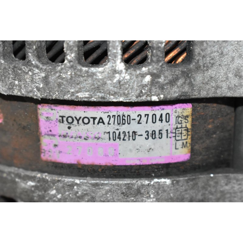 Δυναμό Toyota RAV 4 2.0 1CD 2001-2005 27060-27040 104210-3051 (Avensis - Corolla)