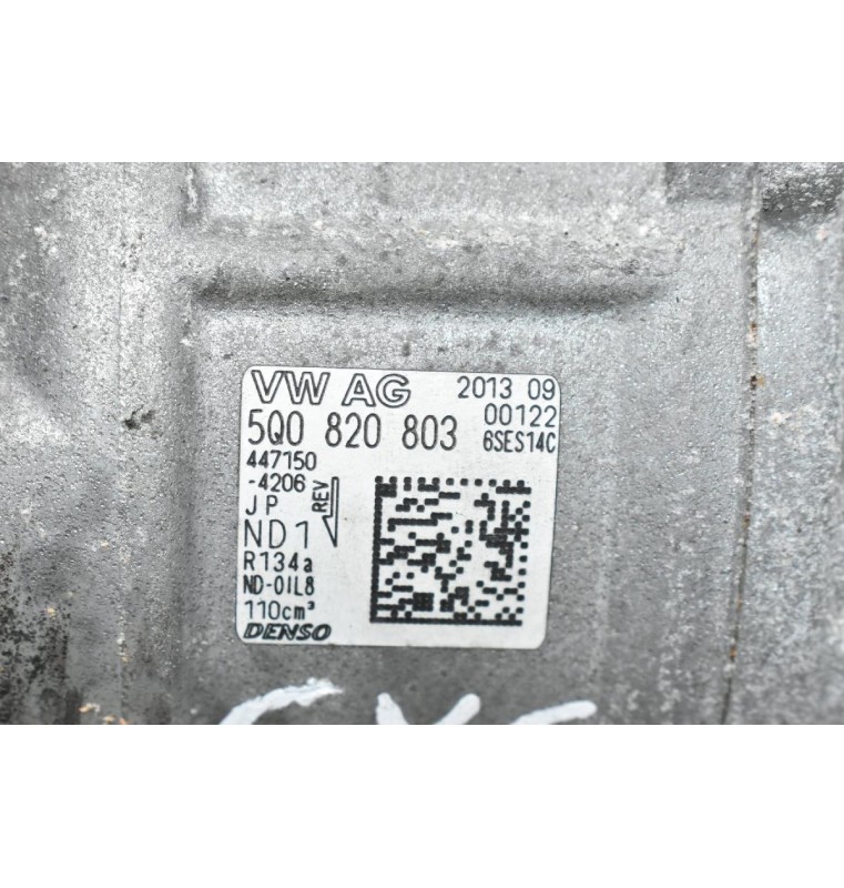 Κομπρεσέρ Aircondition A/C  Audi A3 / A4 - Volkswagen Golf 1.4 TFSI CXS 2012-2020 5Q0820803 (Γνήσιο) (Seat Ibiza / Leon - Skoda)