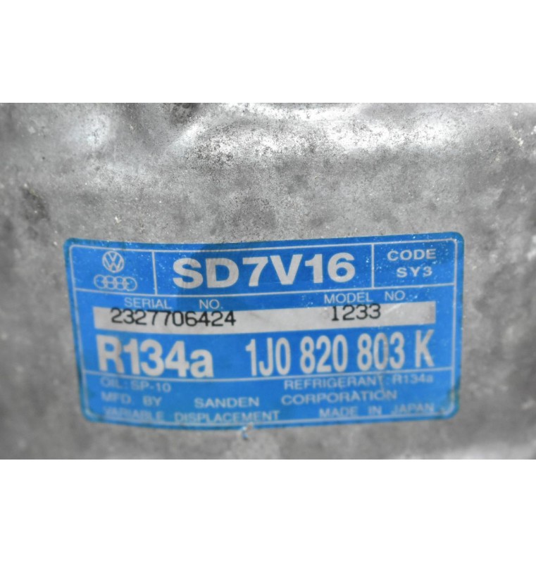Κομπρεσέρ Aircondition A/C Volkswagen Golf 4 1.8 20vt Group AUQ 1998-2005 1J0820803K (Seat Skoda Audi)