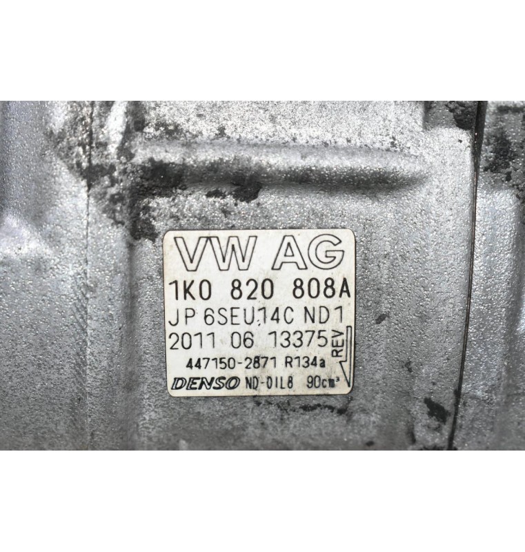 Κομπρεσέρ Aircondition - A/C Volkswagen Golf / Jetta / Passat 1.8 TSI CDA 2005-2012 (Seat Leon - Audi A3 A4 TT Q3 - Skoda Octavia) 1K0820808A 447150-2871