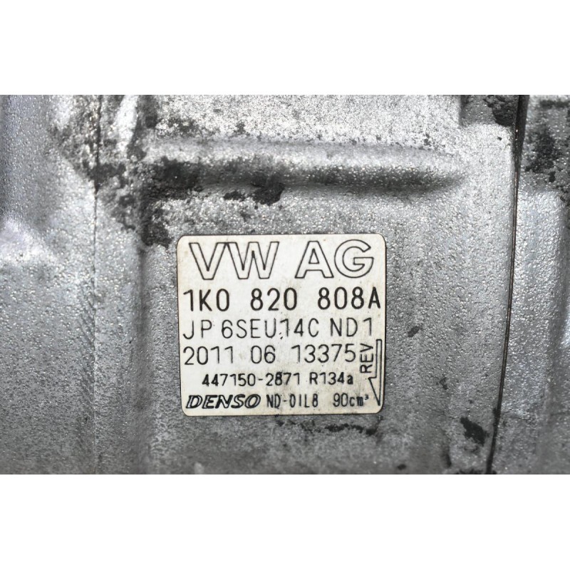 Κομπρεσέρ Aircondition - A/C Volkswagen Golf / Jetta / Passat 1.8 TSI CDA 2005-2012 (Seat Leon - Audi A3 A4 TT Q3 - Skoda Octavia) 1K0820808A 447150-2871