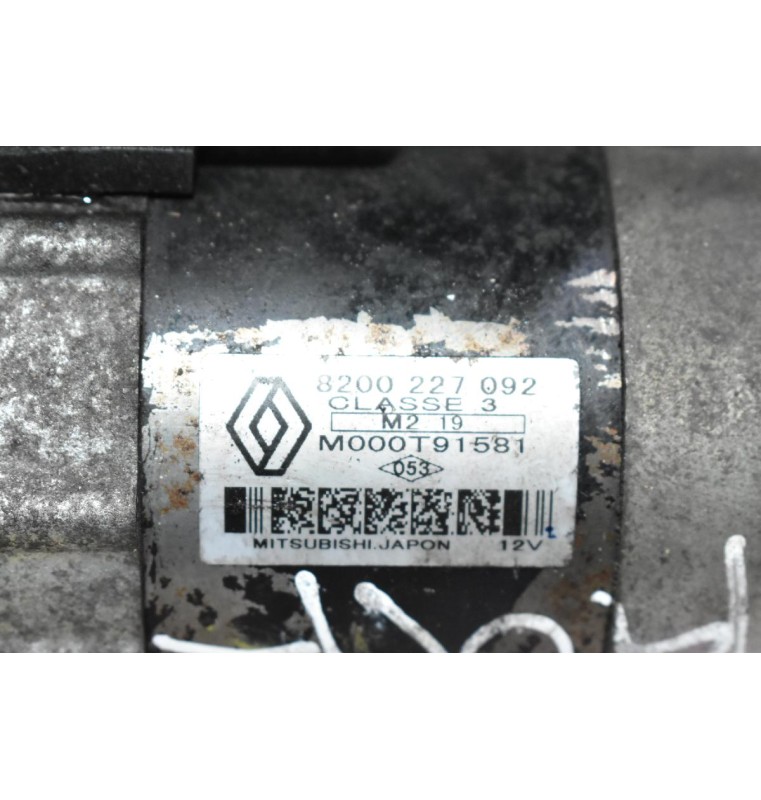 Μίζα Renault Clio - Megane - Scenic 1.5 DCi 2005-2015 8200227092 M000T91581 (Dacia Duster) ( Nissan Qashqai)