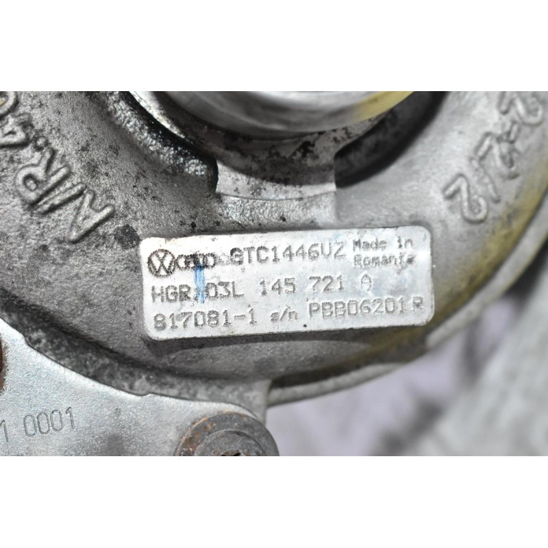 Turbo - Τουρμπίνα Αέρα Audi A4 / A5 2.0 TDI 2006-2016 03L145721A GTC1446VZ 817081-1 (Seat Exeo- Volkswagen - Skoda Octavia)