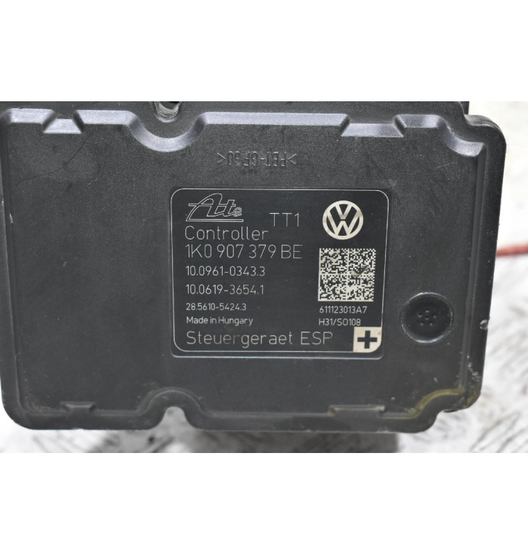 Μονάδα ABS Volkswagen Golf - Scirocco 2006-2015 1K0907379BE 1K0614517CP (Γνήσια) (Eos Caddy Touran Jetta Beetle) (Seat Leon / Skoda Octavia / Audi A3)