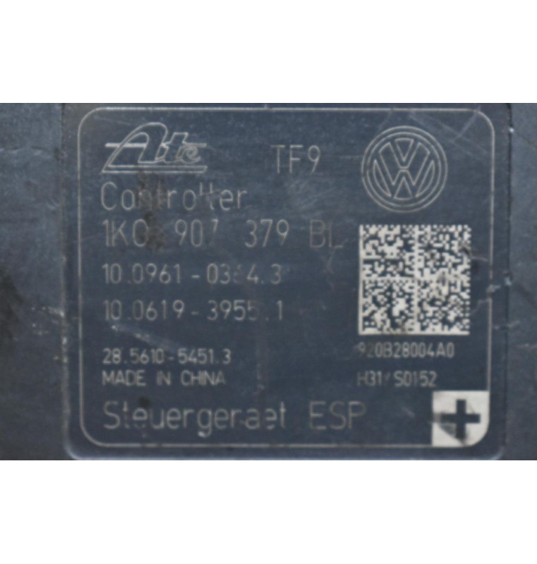 Μονάδα ABS Volkswagen Golf 2006-2015 1K0907379BL 1K0614517DR (Γνήσια) (Seat / Skoda / Audi)
