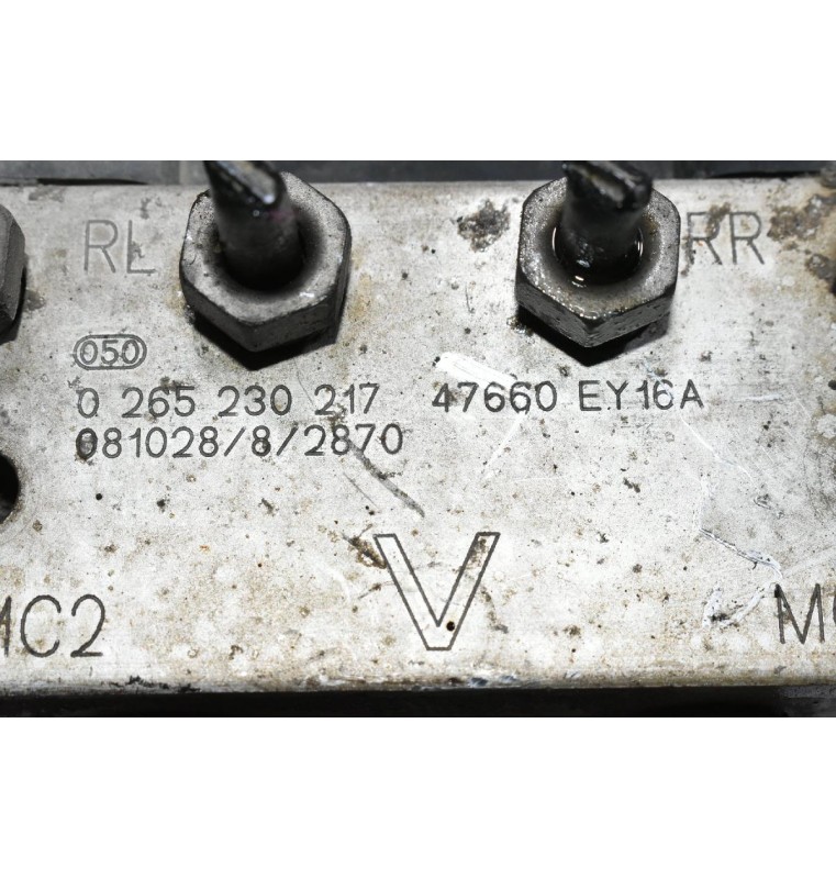 Μονάδα ABS Nissan Qashqai 2007-2014 47660EY16A 0265230217 0265950929