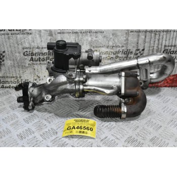 Βαλβίδα Καυσαερίων EGR & Ψυγείο Renault Kangoo 1.5 DCI K9K 2000-2010 8200282949 (μικρό σπασιμο στο φις)