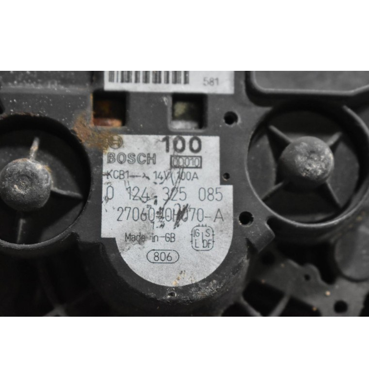 Δυναμό Toyota RAV4 - Avensis 1AZ 2.0 90A 2001-2005 27060-0H070 0124325085 100A