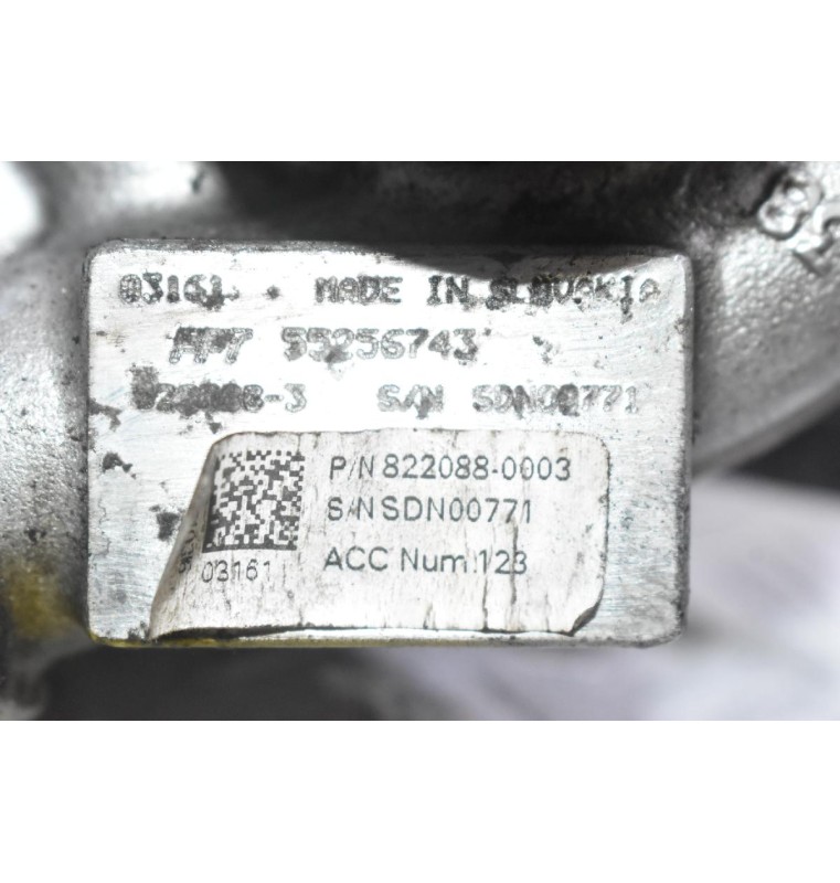 Turbo / Τουρμπίνα Opel Corsa 1.3 B13DTE 2010-2019 55256743 822088-0003 (Alfa Romeo Mito - Citroen Nemo - Fiat Punto)
