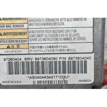 Εγκέφαλος Αερόσακων Isuzu D-Max 2001-2007 8973604040 8973604090