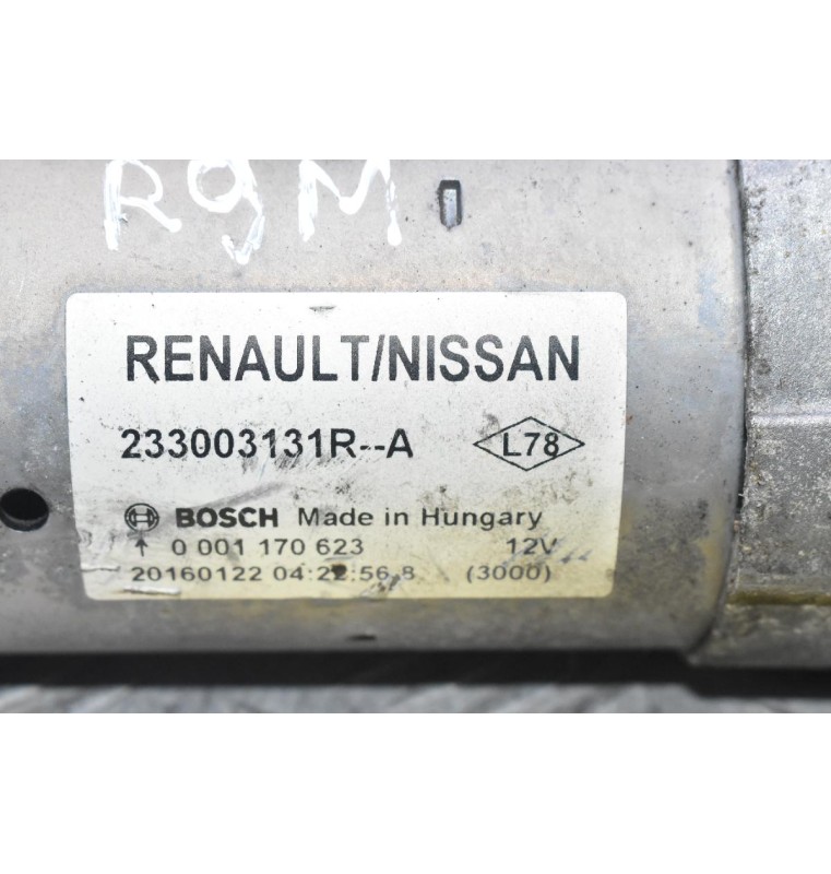 Μίζα Renault Megane - Nissan Qashqai - Opel Vivaro 1.6 DCI R9M 2008-2022 233003131R 0001170623 (Talisman Scenic - Trafic)