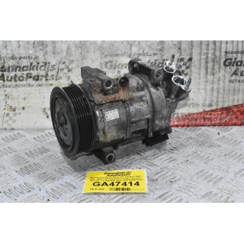 Κομπρεσέρ Aircondition A/C Peugeot 3008 - 308 - 5008 / Citroen C4 C3 Jumpy - Picasso - Berlingo 1.6 HDI BHZ 2014-2022 9802875780 9801764380 447150-5201 (Μικρο Χτύπιμα Στην Τροχαλία)