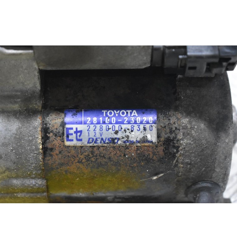 Μίζα Toyota Yaris 1SZ 1.3 1999-2005 DENSO 28100-23020 228000-2350 (Γνήσια)