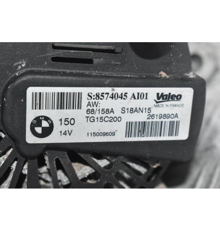 Δυναμό BMW - Mini Cooper N47C16 / N47C20 - Toyota Avensis / Rav4 / Auris 1.6 - 2.0 D4D 150A 2008-2019 8574045 AI01 TG15C200